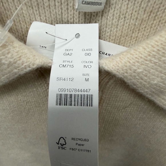 J CREW  SIZE M Milano-stitch cinched-waist cardigan - Picture 6 of 7